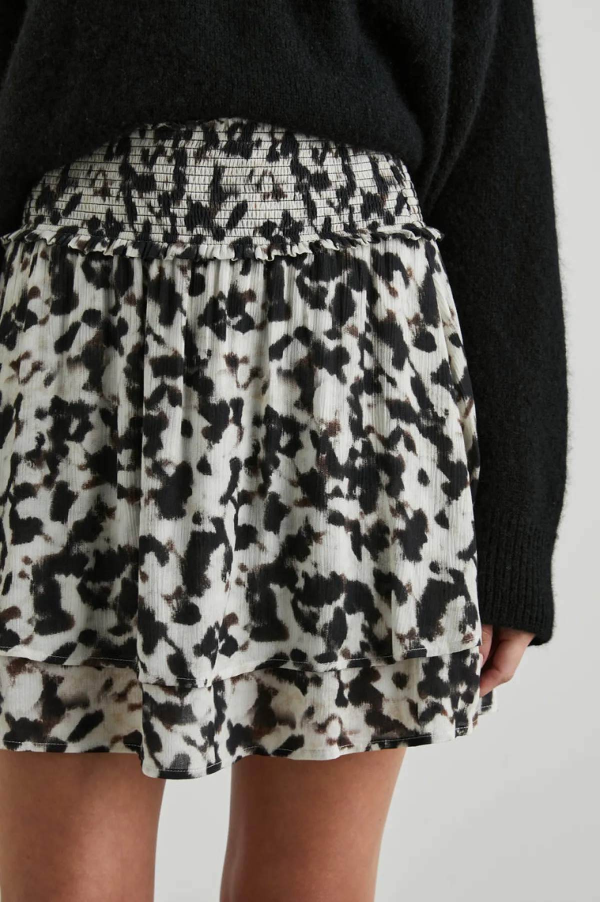 ADDISON SKIRT - BLURRED CHEETAH|Rails New