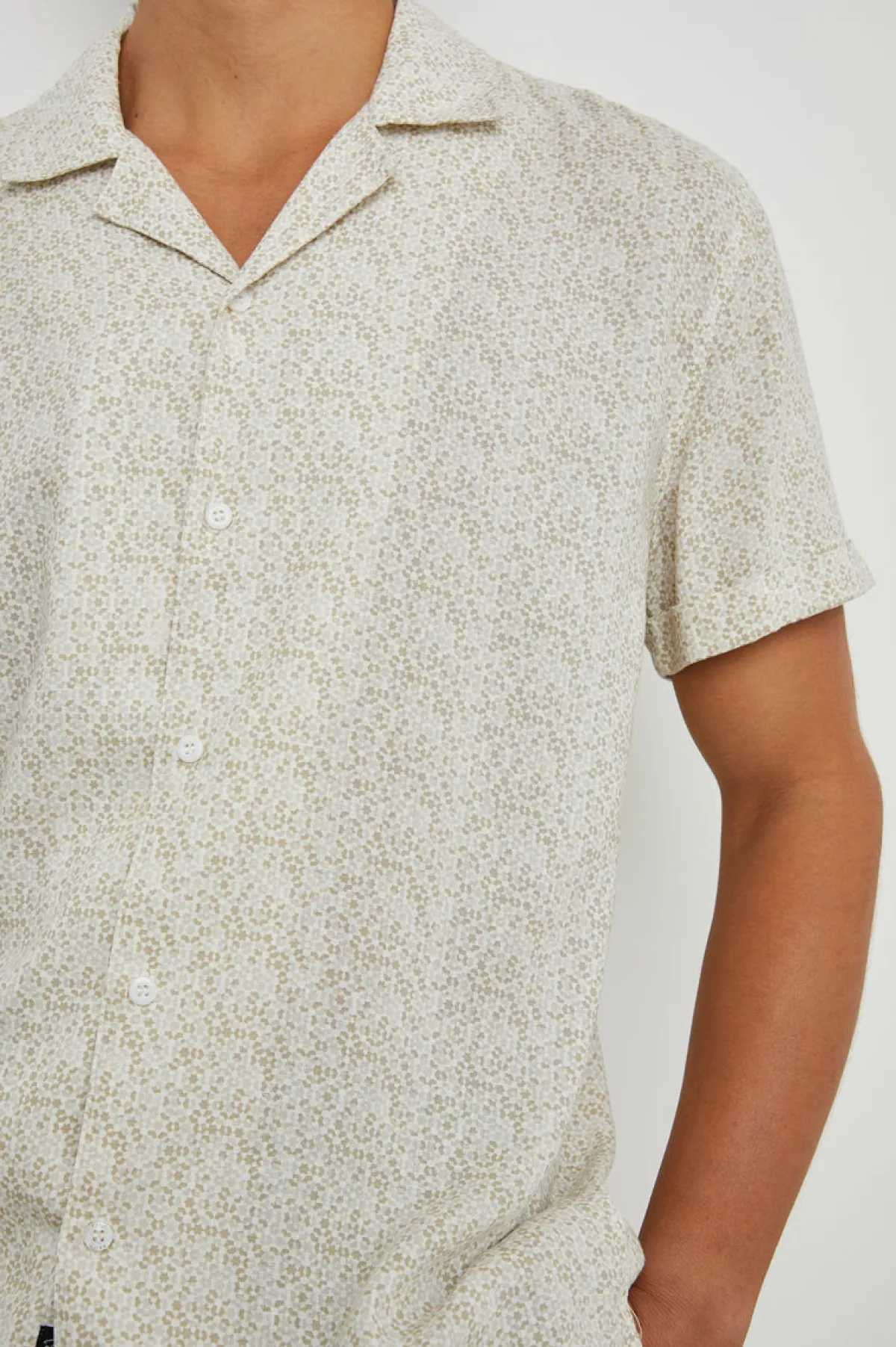 AMALFI SHIRT - PAINTED TILE KHAKI|Rails Cheap