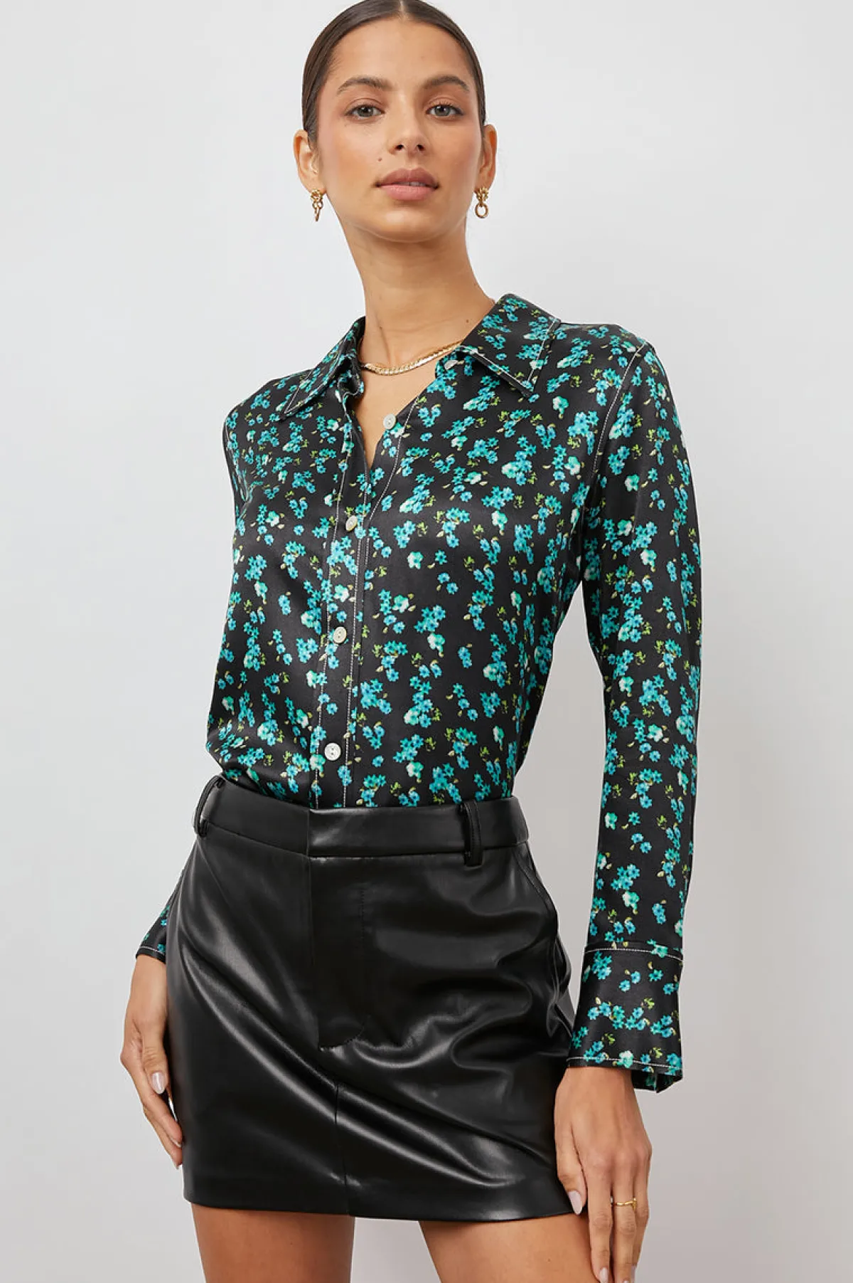 ANDREA TOP - MINT FLORAL|Rails Outlet