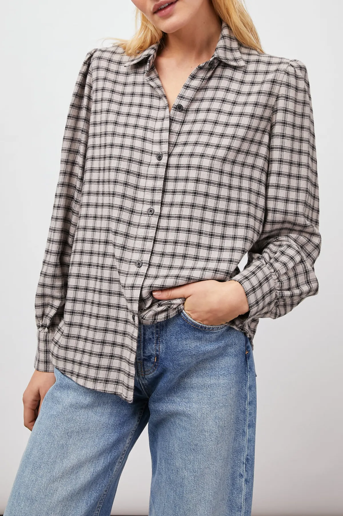 ANGELICA SHIRT - MALT ONYX|Rails Cheap