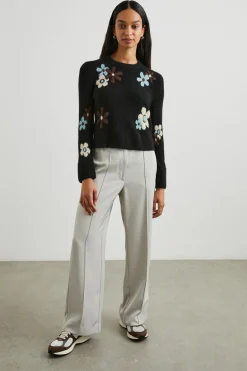 ANISE SWEATER - ONYX BLUE DAISIES|Rails Online