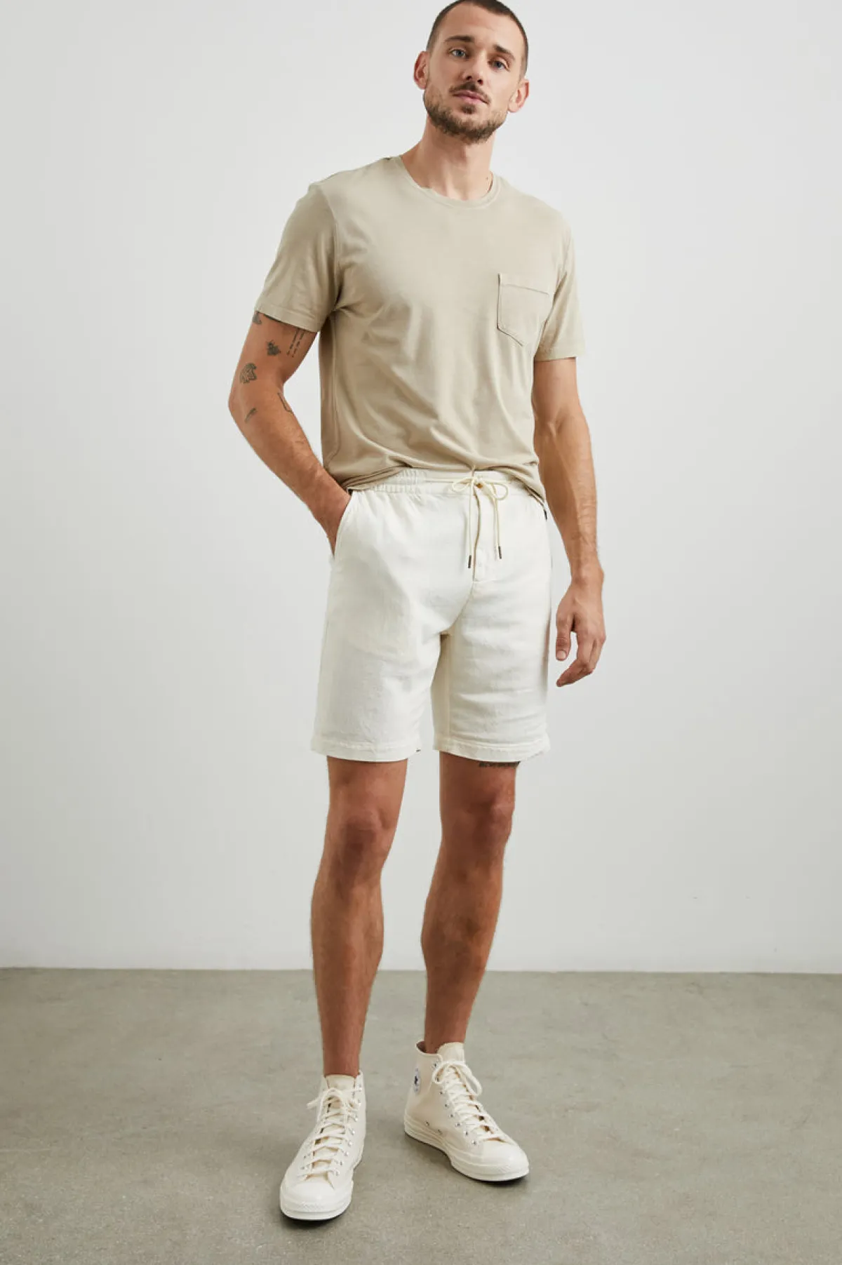 ARCHER SHORT - ECRU|Rails Online