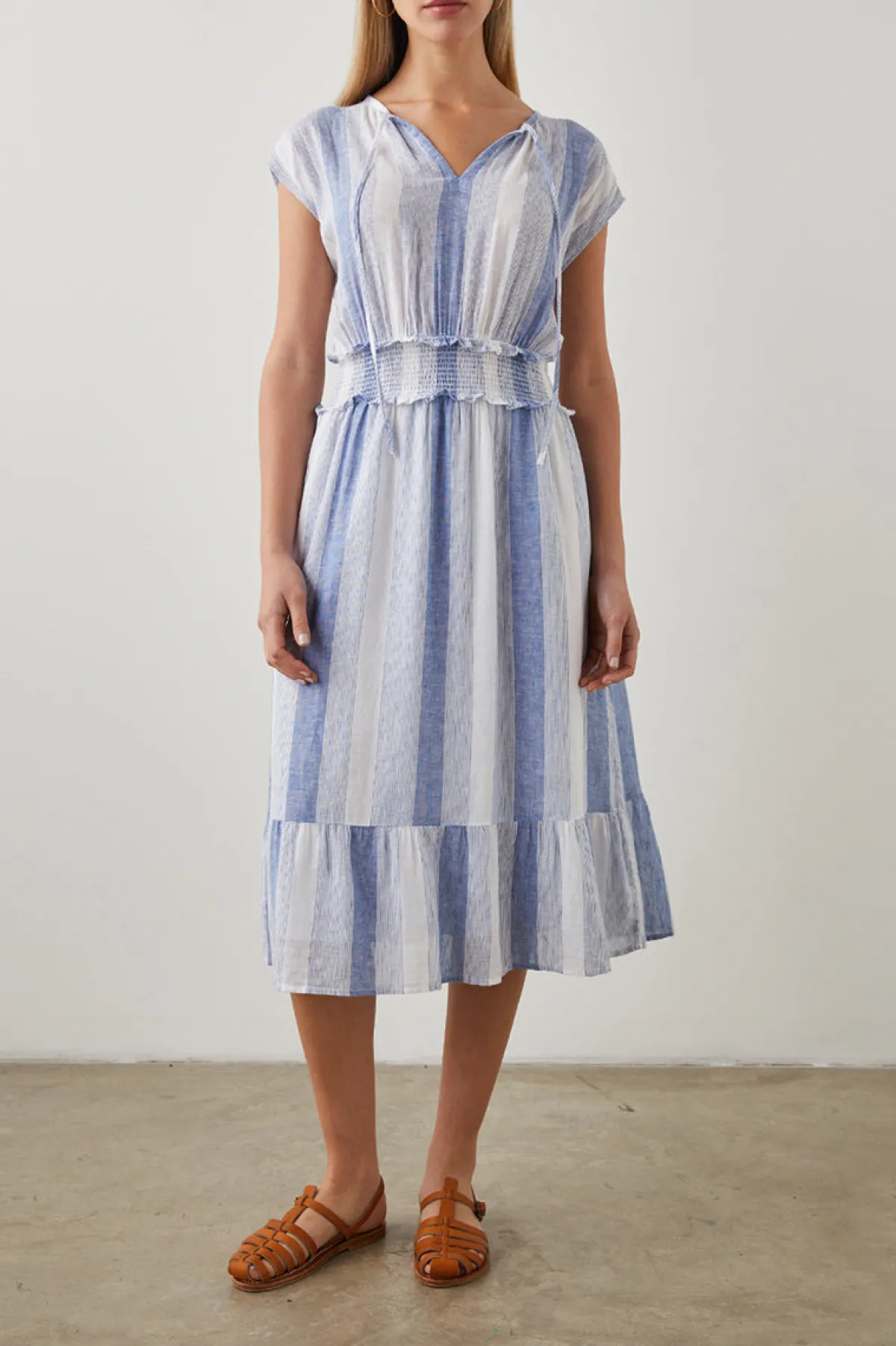ASHLYN DRESS - NEVIS STRIPE|Rails Cheap
