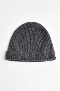 AUTUMN CASHMERE SILK KNIT HAT - THUNDER|Rails New