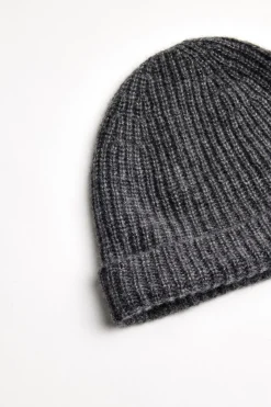 AUTUMN CASHMERE SILK KNIT HAT - THUNDER|Rails New