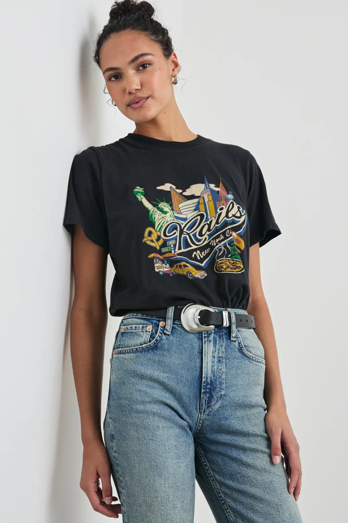 BOYFRIEND T-SHIRT - NEW YORK|Rails Cheap