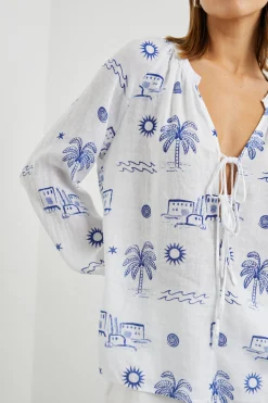 BRIELLE TOP - MYKONOS|Rails Cheap