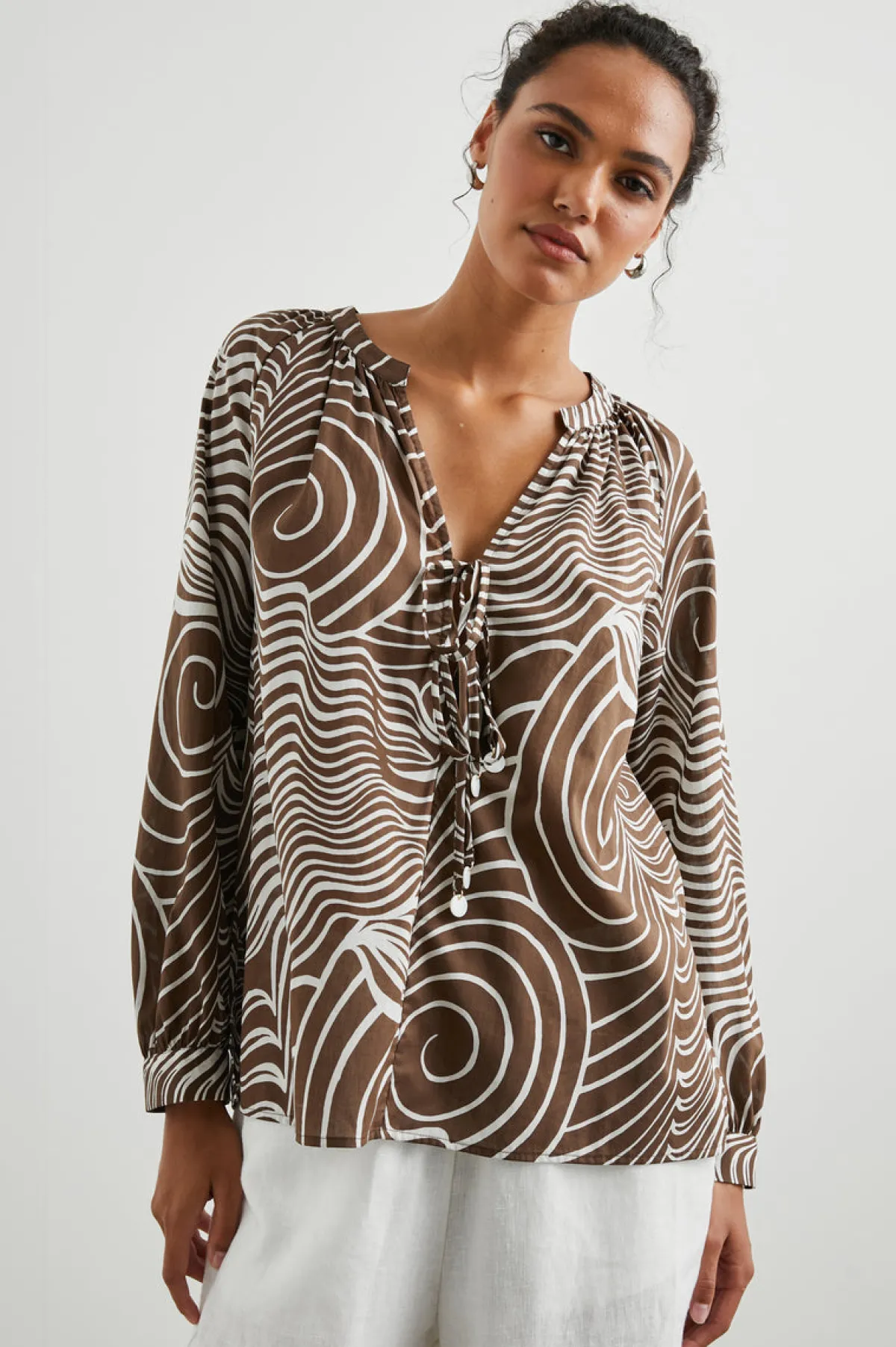 BRIELLE TOP - SWIRLS|Rails Shop