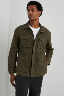 CARDIFF JACKET - DARK OLIVE|Rails Discount