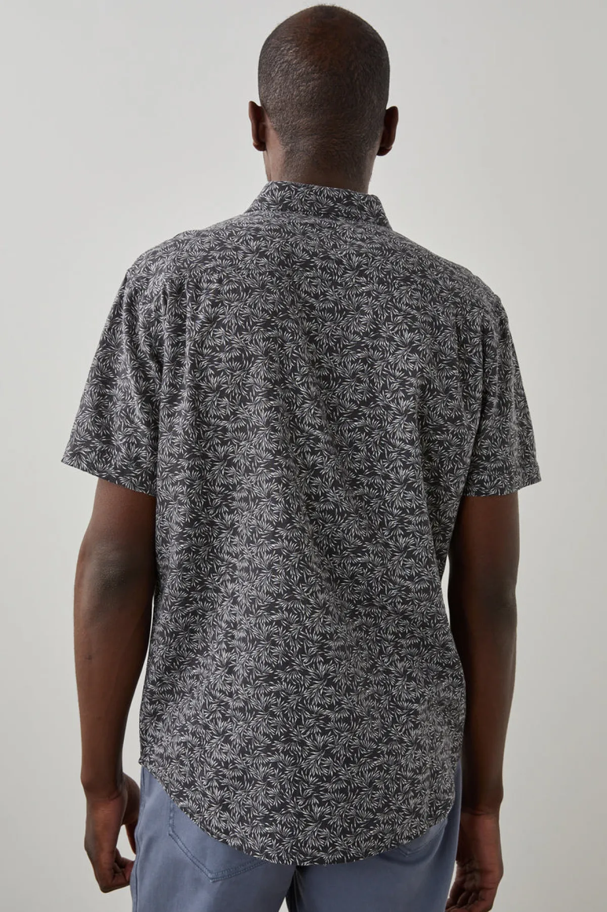 CARSON SHIRT - CROP CIRCLE BLACK WHITE|Rails New