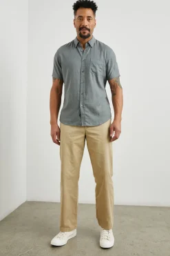 CARSON SHIRT - IVY CALICO CERULEAN|Rails Hot