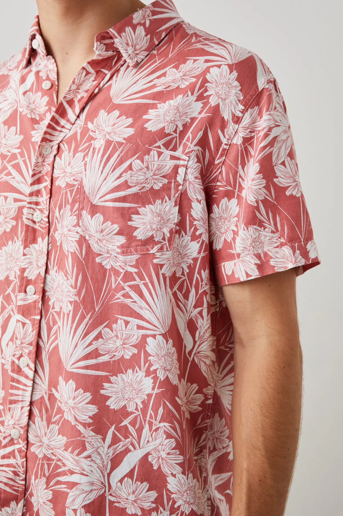 CARSON SHIRT - JUNGLE FOLIAGE RED|Rails Sale