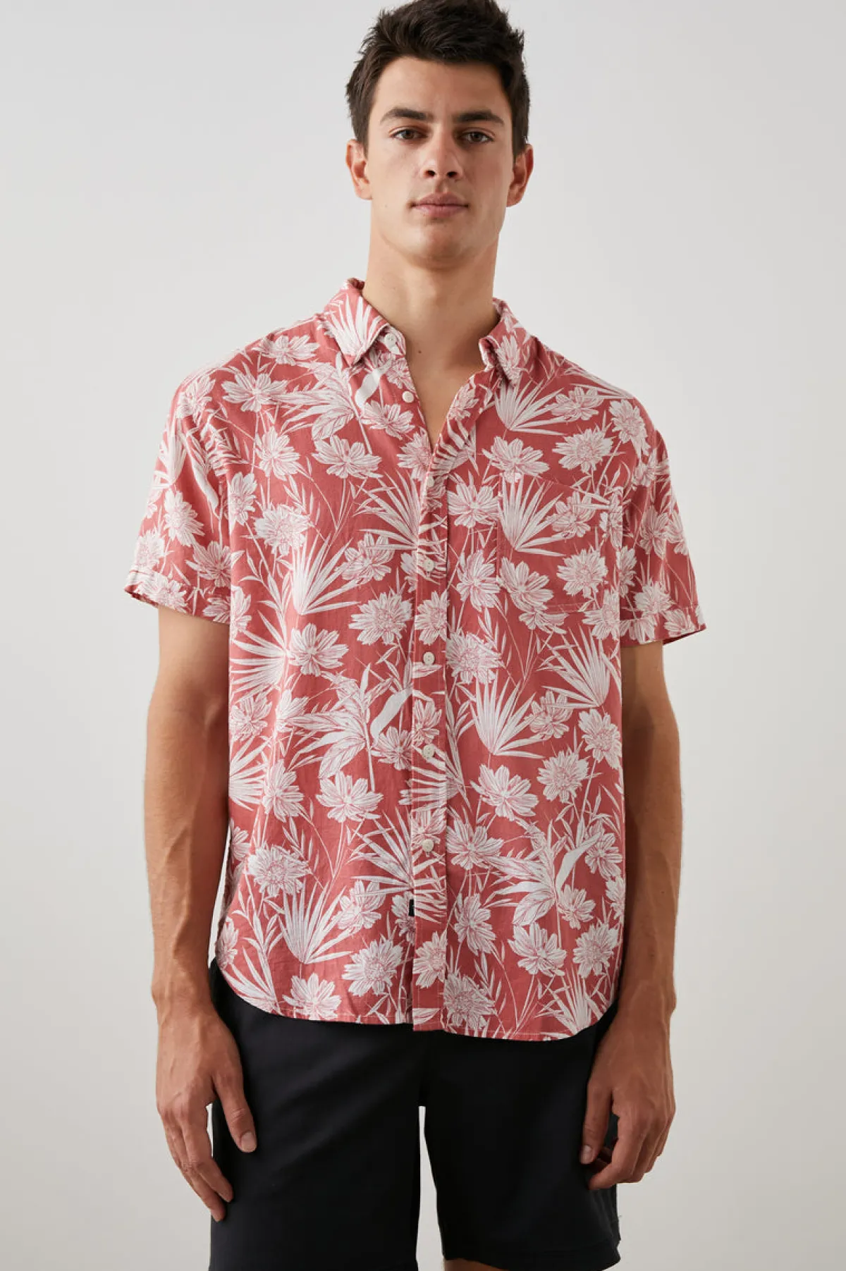 CARSON SHIRT - JUNGLE FOLIAGE RED|Rails Sale