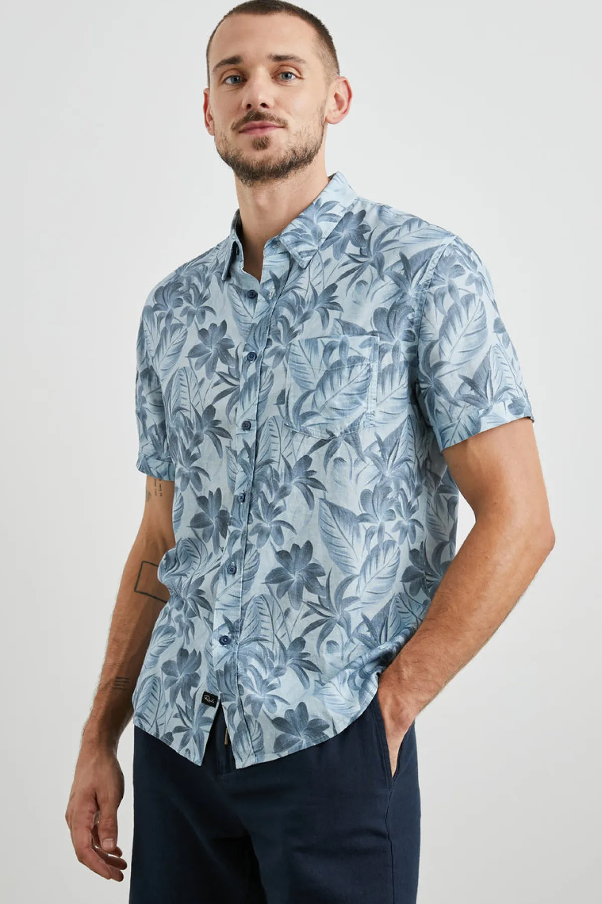 CARSON SHIRT - JUNGLE GARDEN REFLECTION|Rails Shop