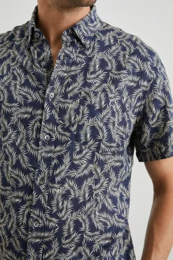 CARSON SHIRT - PALM AMERICANO NAVY|Rails Best Sale