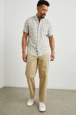 CARSON SHIRT - PALM AMERICANO WHITE|Rails Best Sale