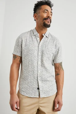 CARSON SHIRT - SPRING BLOSSOM PARCHMENT|Rails Hot