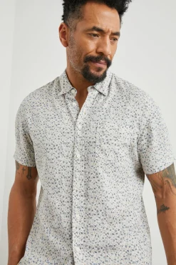 CARSON SHIRT - SPRING BLOSSOM PARCHMENT|Rails Hot