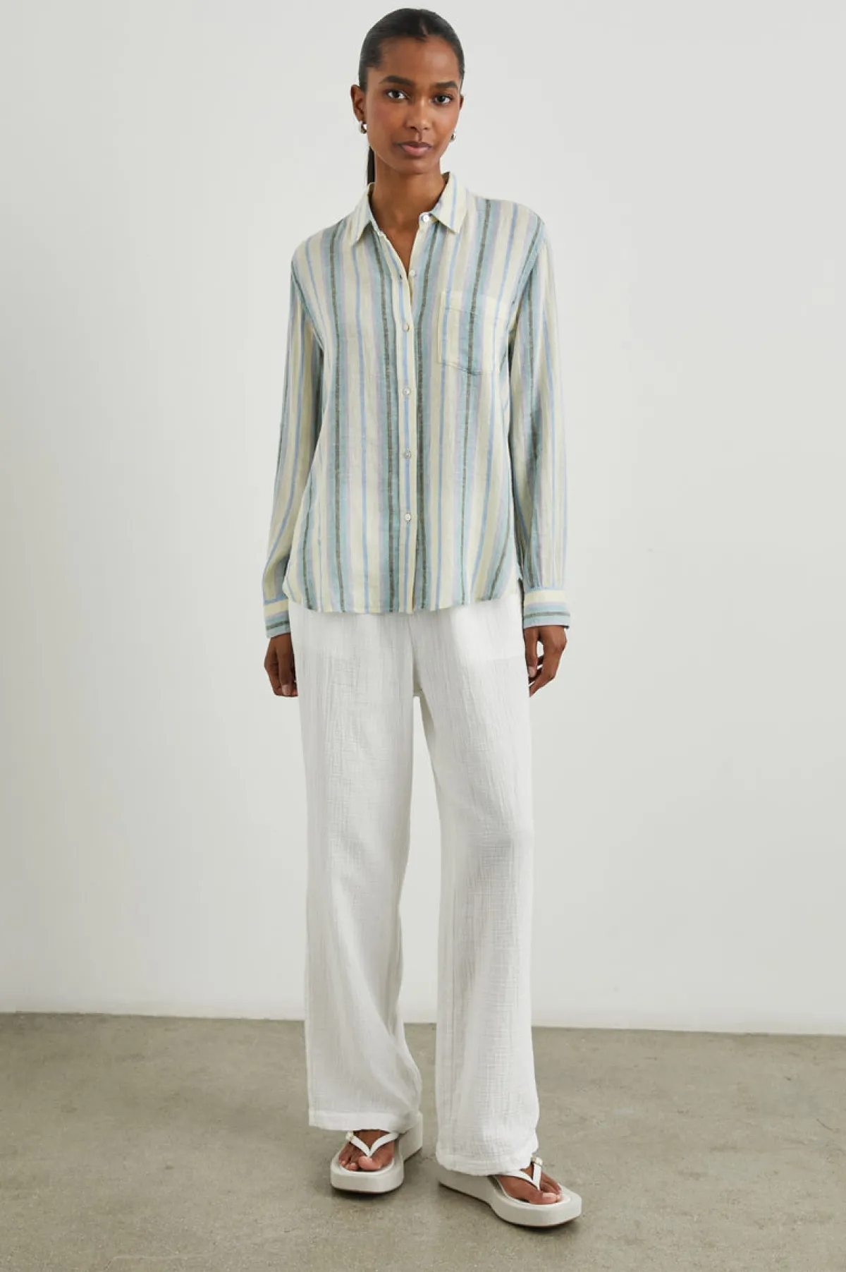CHARLI SHIRT - CATANIA STRIPE|Rails Online