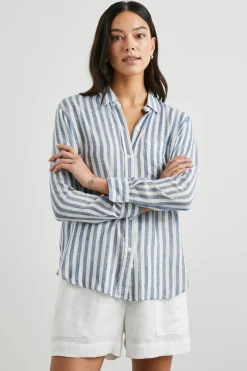 CHARLI SHIRT - ECHO STRIPE|Rails Discount