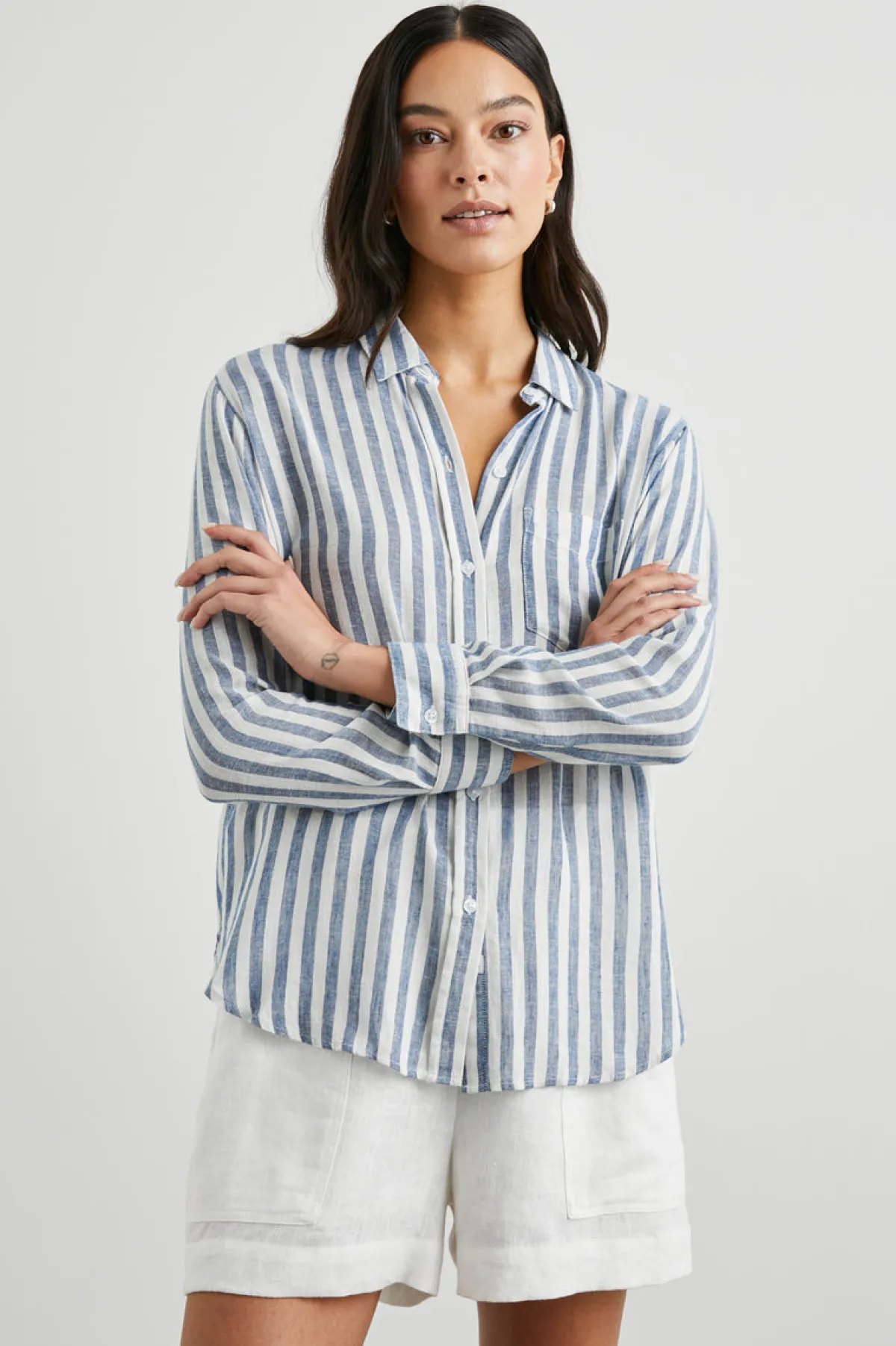 CHARLI SHIRT - ECHO STRIPE|Rails Discount