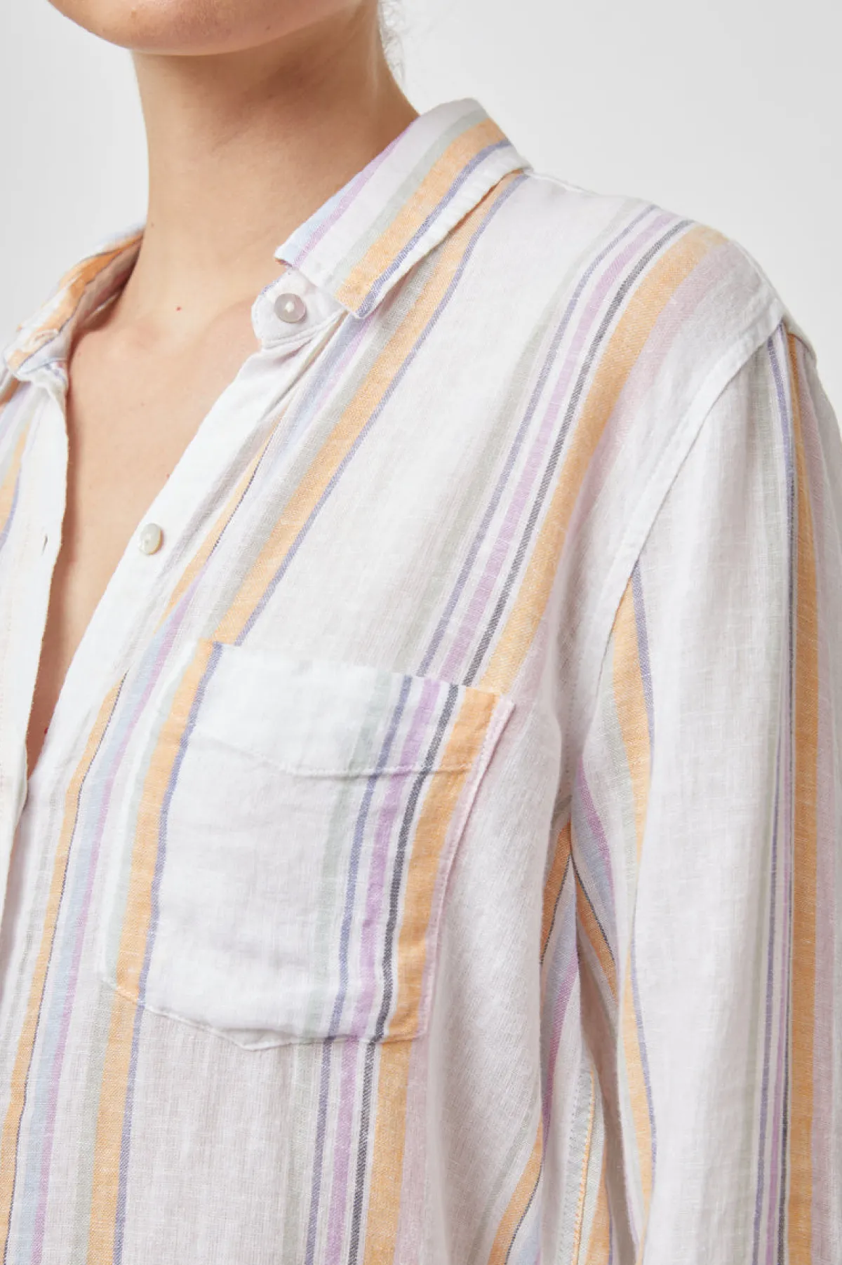 CHARLI SHIRT - MERIDA STRIPE|Rails Shop