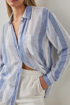 CHARLI SHIRT - NEVIS STRIPE|Rails Clearance