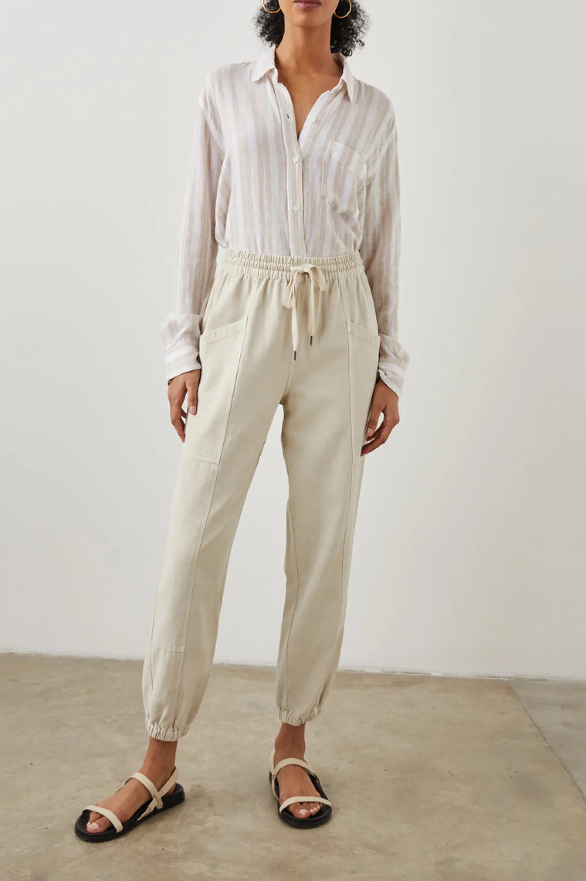CHARLI SHIRT - SHORE STRIPE|Rails Best