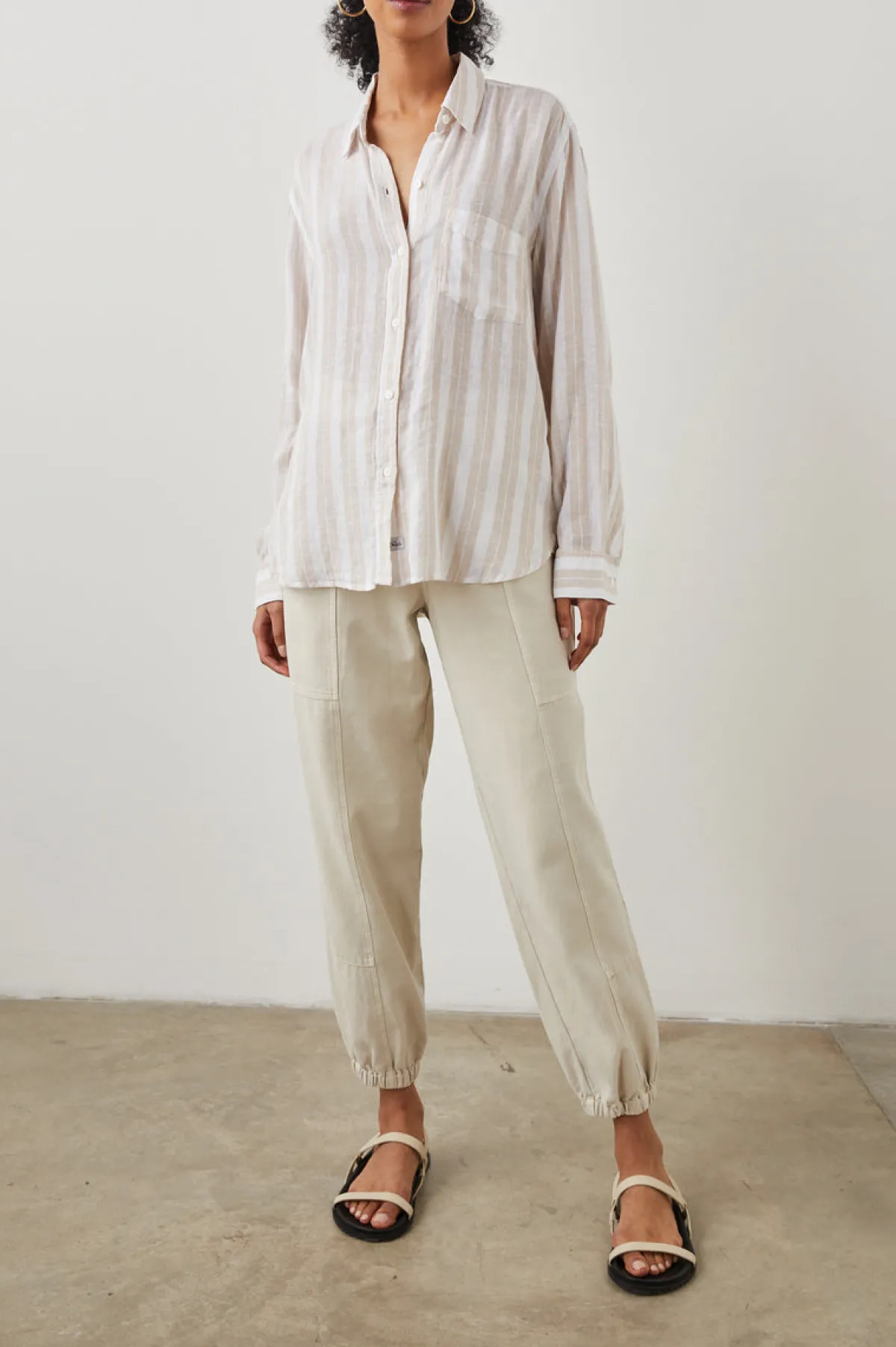 CHARLI SHIRT - SHORE STRIPE|Rails Best