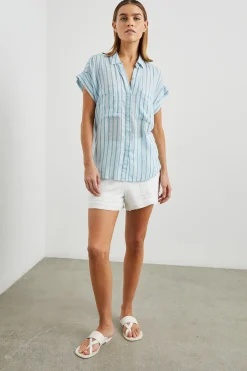 CITO SHIRT - CAMBRIA STRIPE|Rails Flash Sale