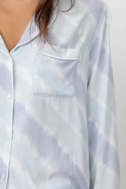 CLARA PAJAMA SET - CLOUD MIST TIE DYE|Rails Fashion