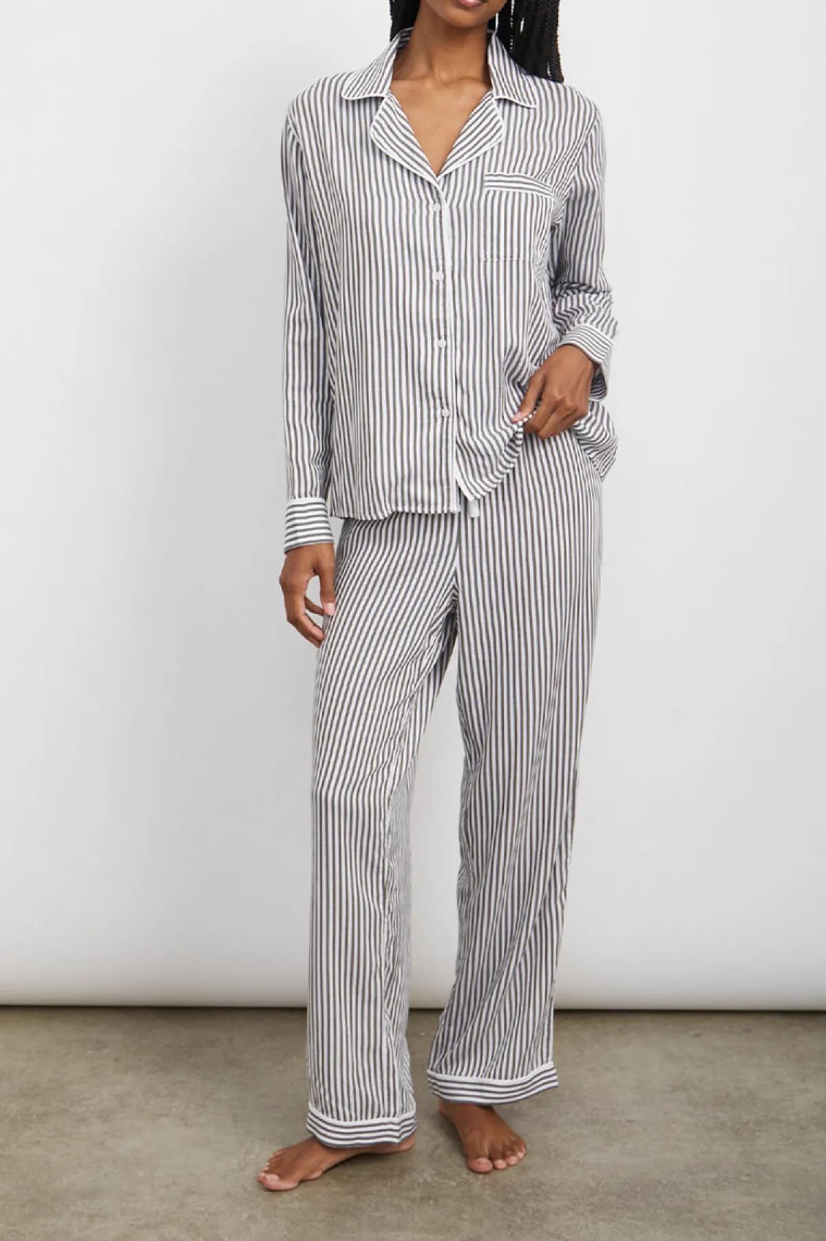 CLARA PAJAMA SET - MUNICH STRIPE|Rails Cheap