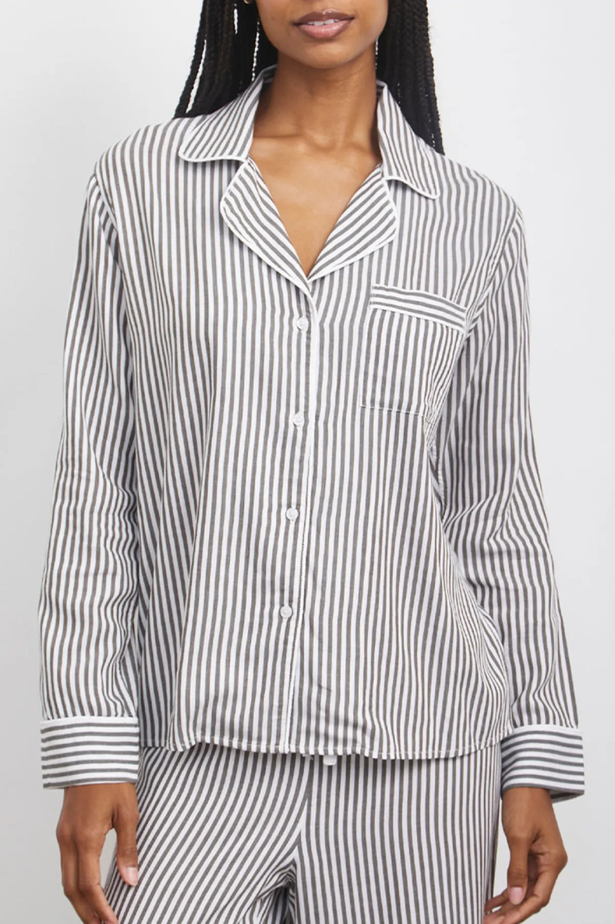 CLARA PAJAMA SET - MUNICH STRIPE|Rails Cheap