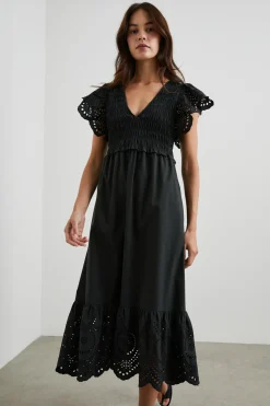 CLEMENTINE DRESS - BLACK EYELET|Rails Clearance