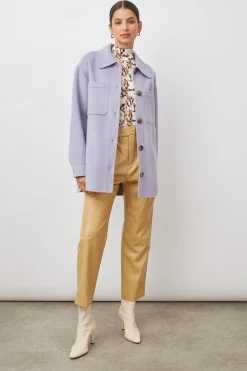 CONNIE SHIRT JACKET - LILAC|Rails Discount