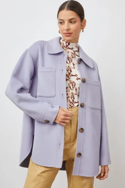 CONNIE SHIRT JACKET - LILAC|Rails Discount