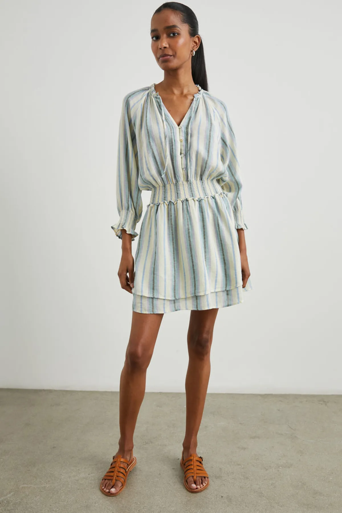 CRYSTAL DRESS - CATANIA STRIPE|Rails Sale