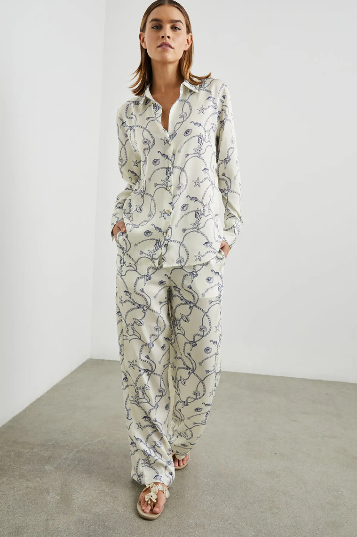DAMANI PANT - NAUTICAL CHAIN|Rails Cheap