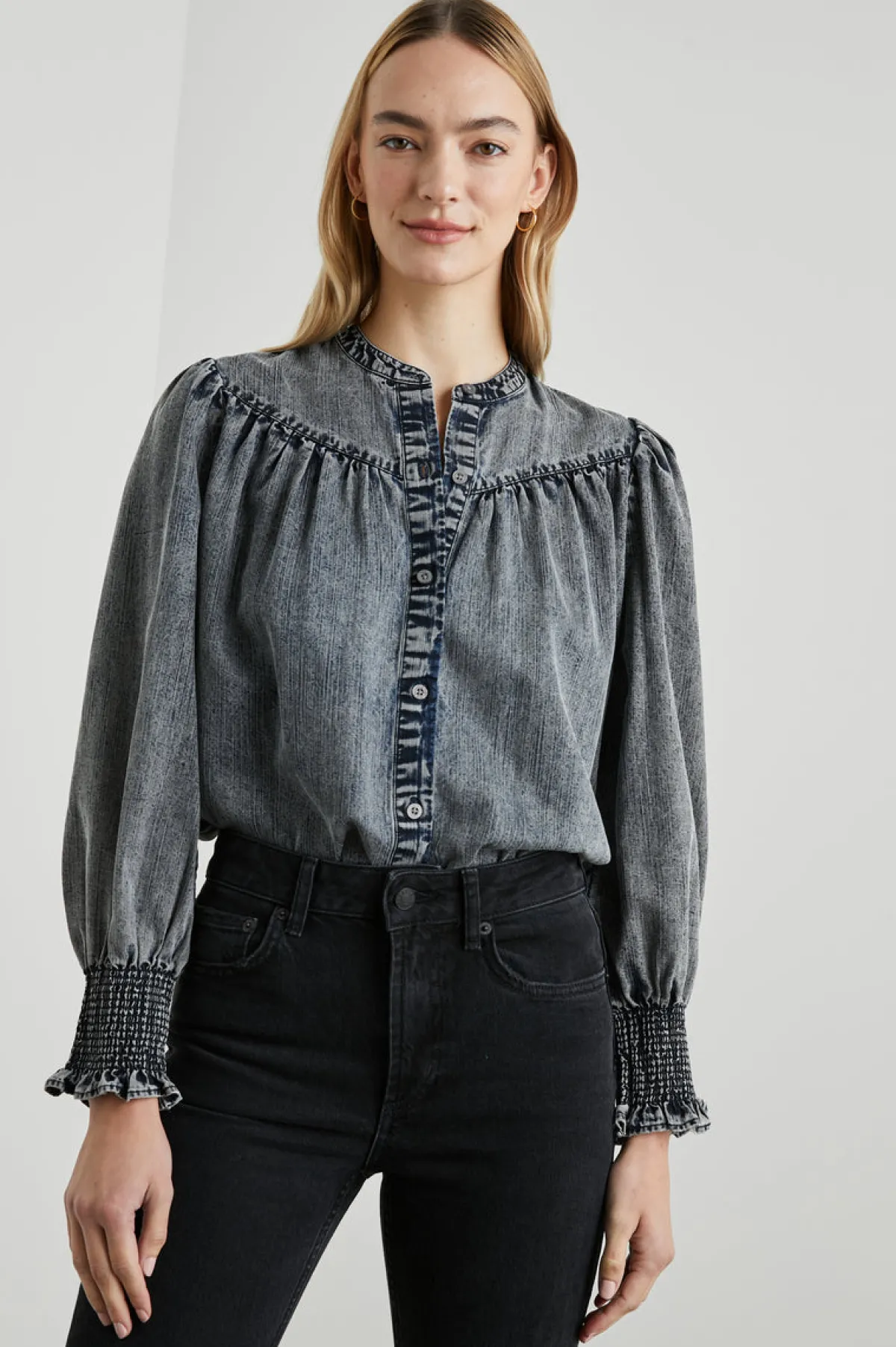 DAPHNE SHIRT - INK WASH|Rails Sale