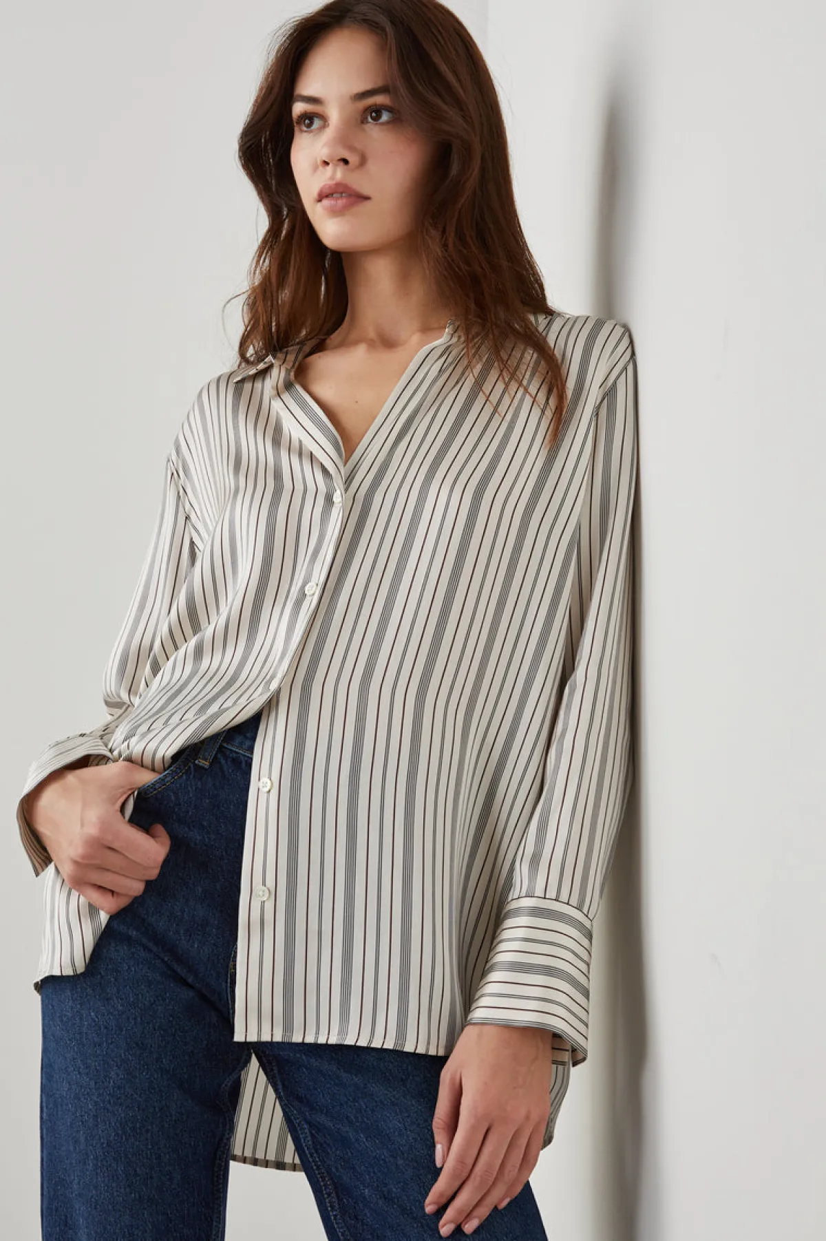 DORIAN SHIRT - PROVIDENCE STRIPE|Rails New