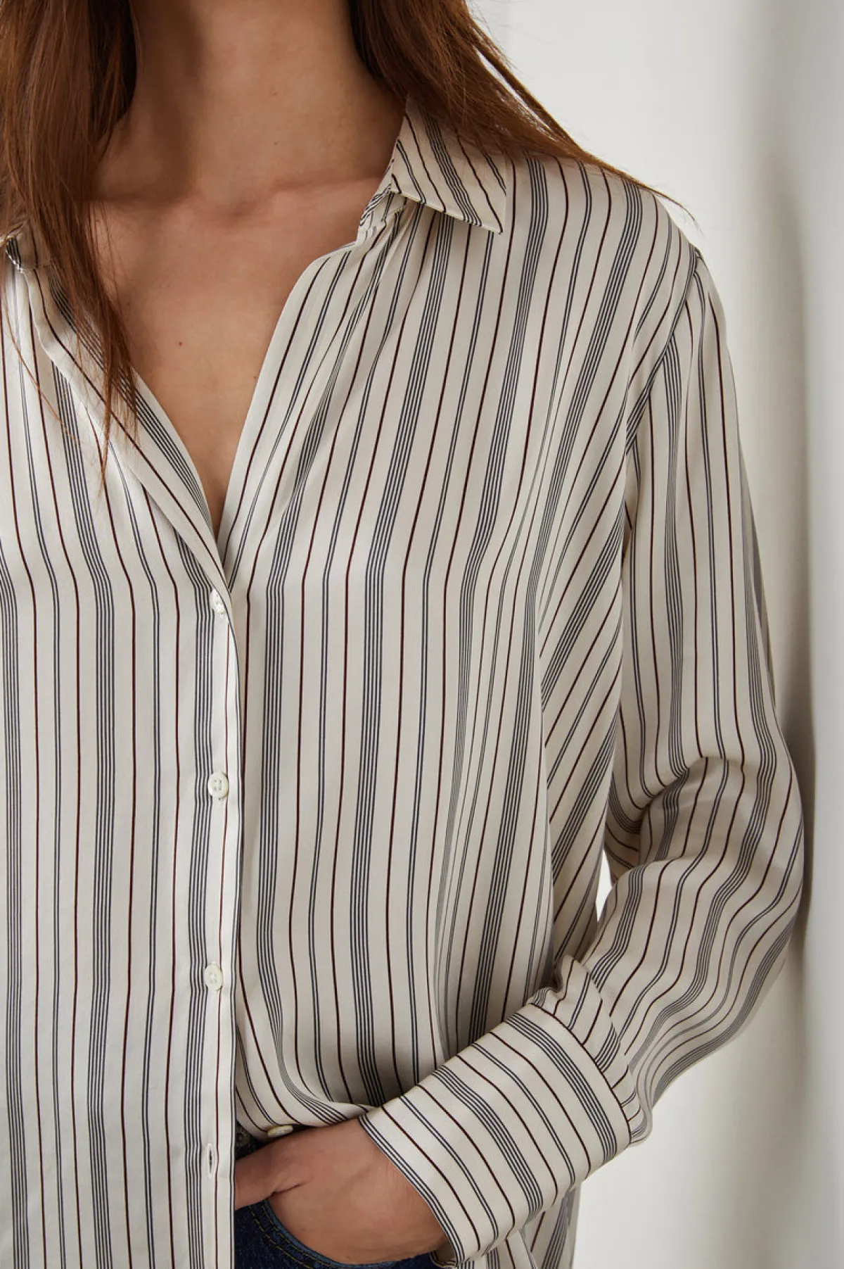 DORIAN SHIRT - PROVIDENCE STRIPE|Rails New