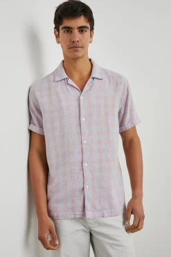 DRESDEN SHIRT - HOMESPUN ROUGE GINGHAM|Rails Cheap
