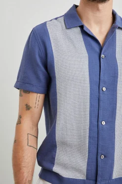 DUKE SHIRT - ROYAL PARCHMENT|Rails New