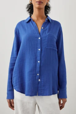 ELLIS SHIRT - COBALT|Rails Cheap
