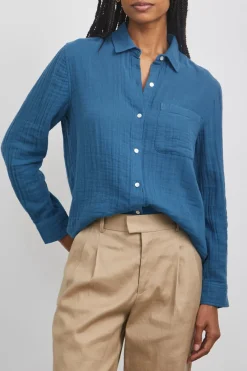 ELLIS SHIRT - DEEP SEA|Rails Best Sale