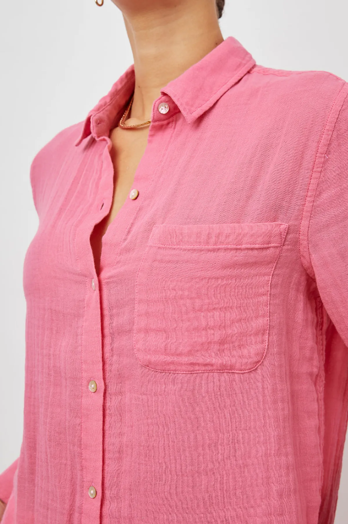 ELLIS SHIRT - MALIBU PINK|Rails Fashion