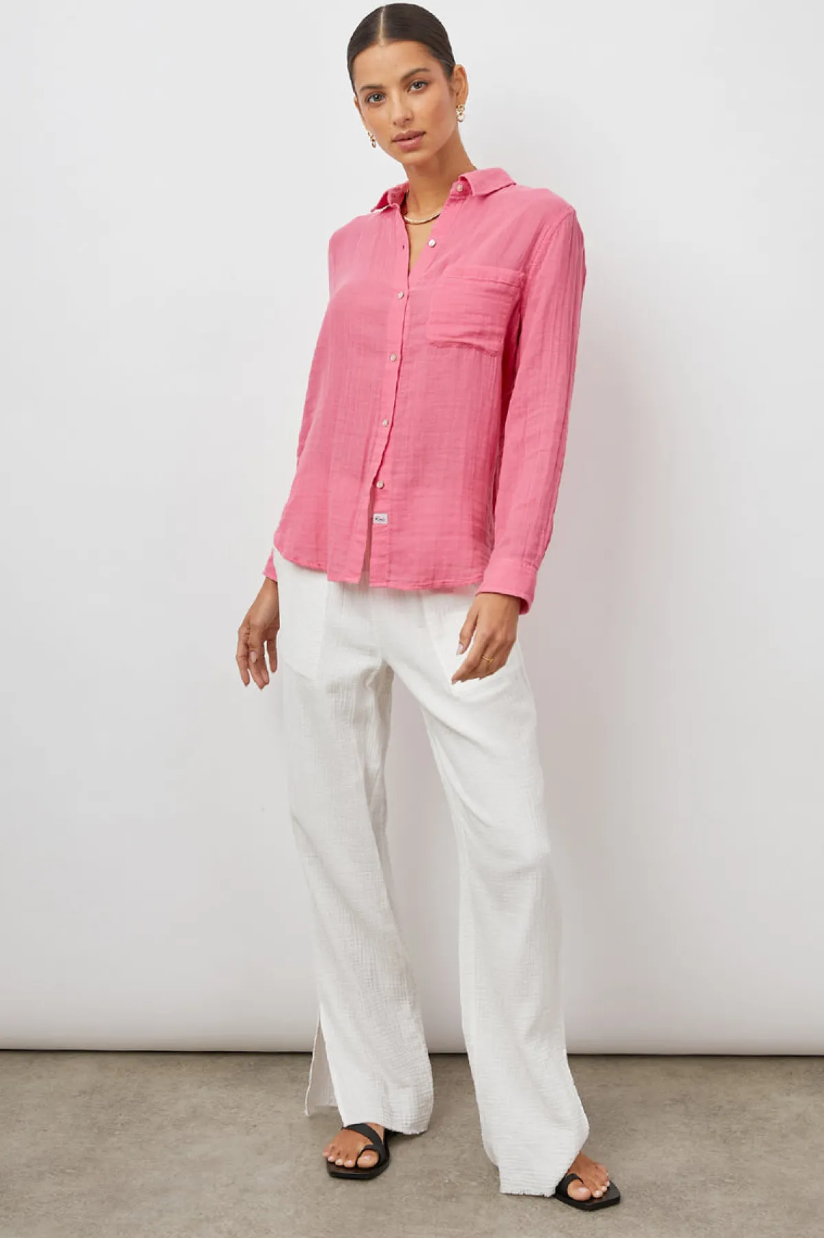 ELLIS SHIRT - MALIBU PINK|Rails Fashion