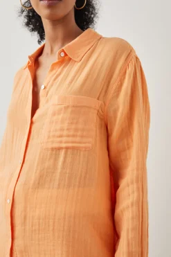 ELLIS SHIRT - PAPAYA|Rails Discount