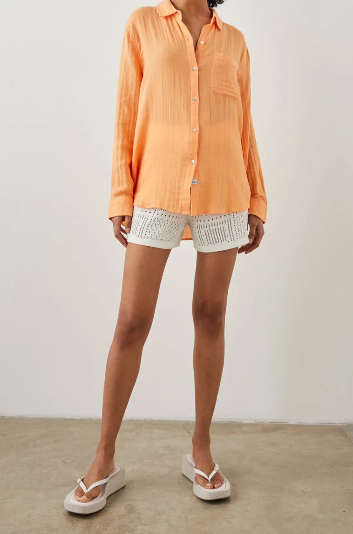 ELLIS SHIRT - PAPAYA|Rails Discount
