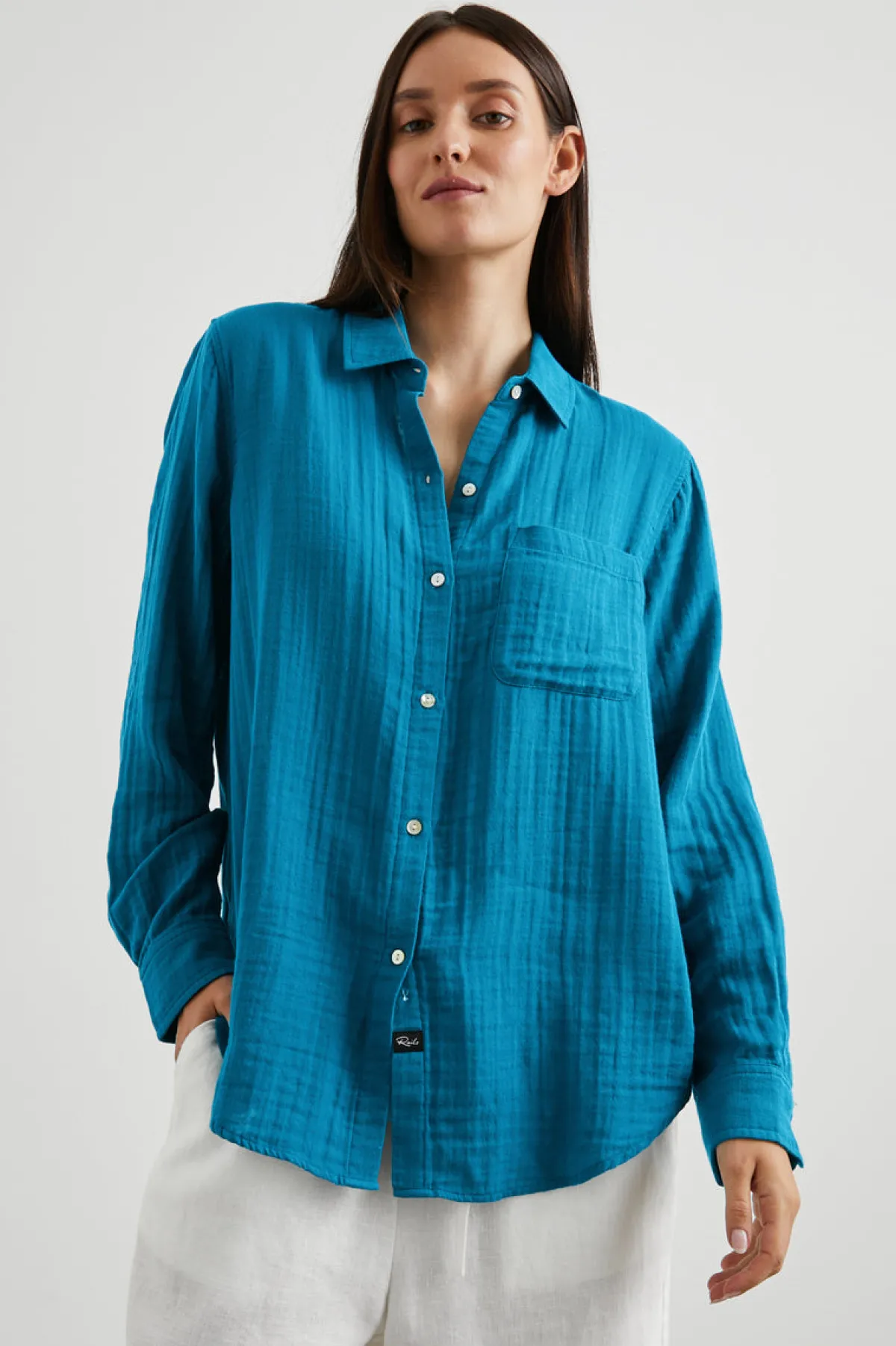 ELLIS SHIRT - TURKISH TILE|Rails Clearance